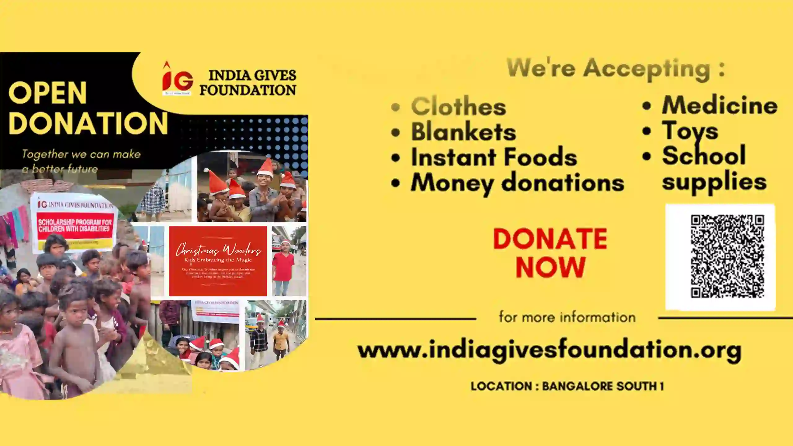 2025 Donasation @India Gives Foundation Qr