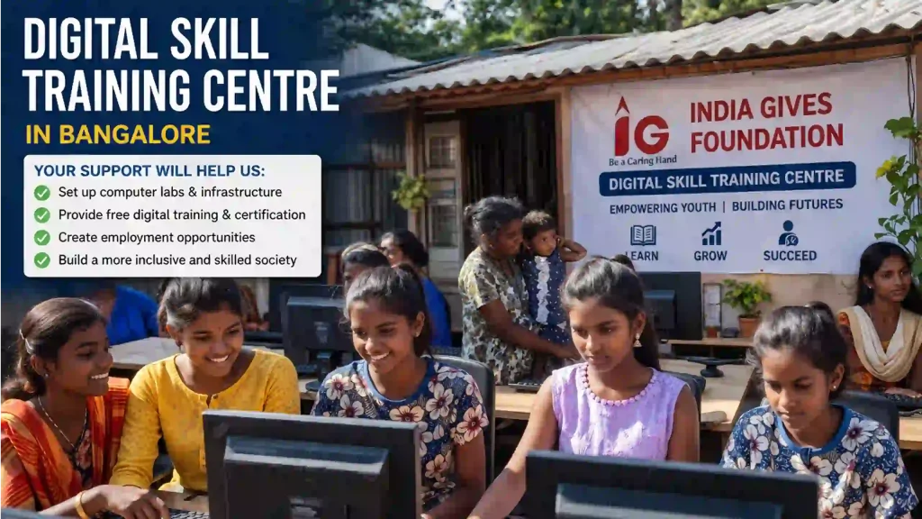 LEARN & EARN – DIGITAL SKILL TRAINING CENTRE - India Gives Foundation